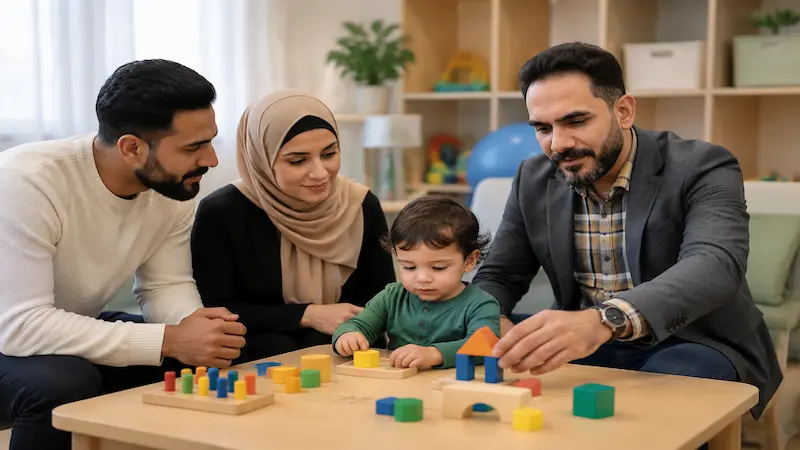 مشاوره تخصصی و غربالگری اوتیسم کلینیک جانا برای تشخیص زودهنگام اوتیسم و تاخیر رشد کودک