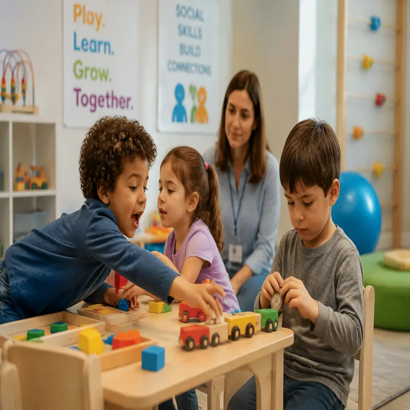 بررسی تفاوت علائم اوتیسم و ADHD در بازی‌های گروهی کودکان